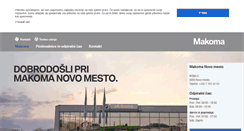 Desktop Screenshot of makoma.si